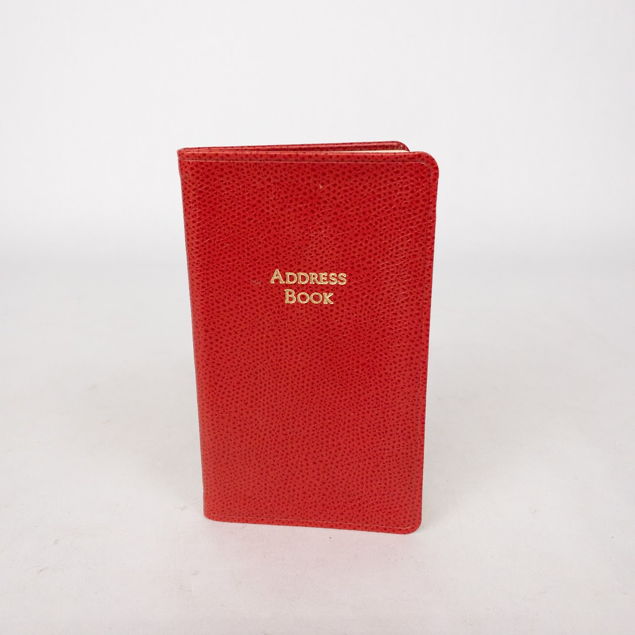 Tiffany & Co. Vintage Red Leather Address Book