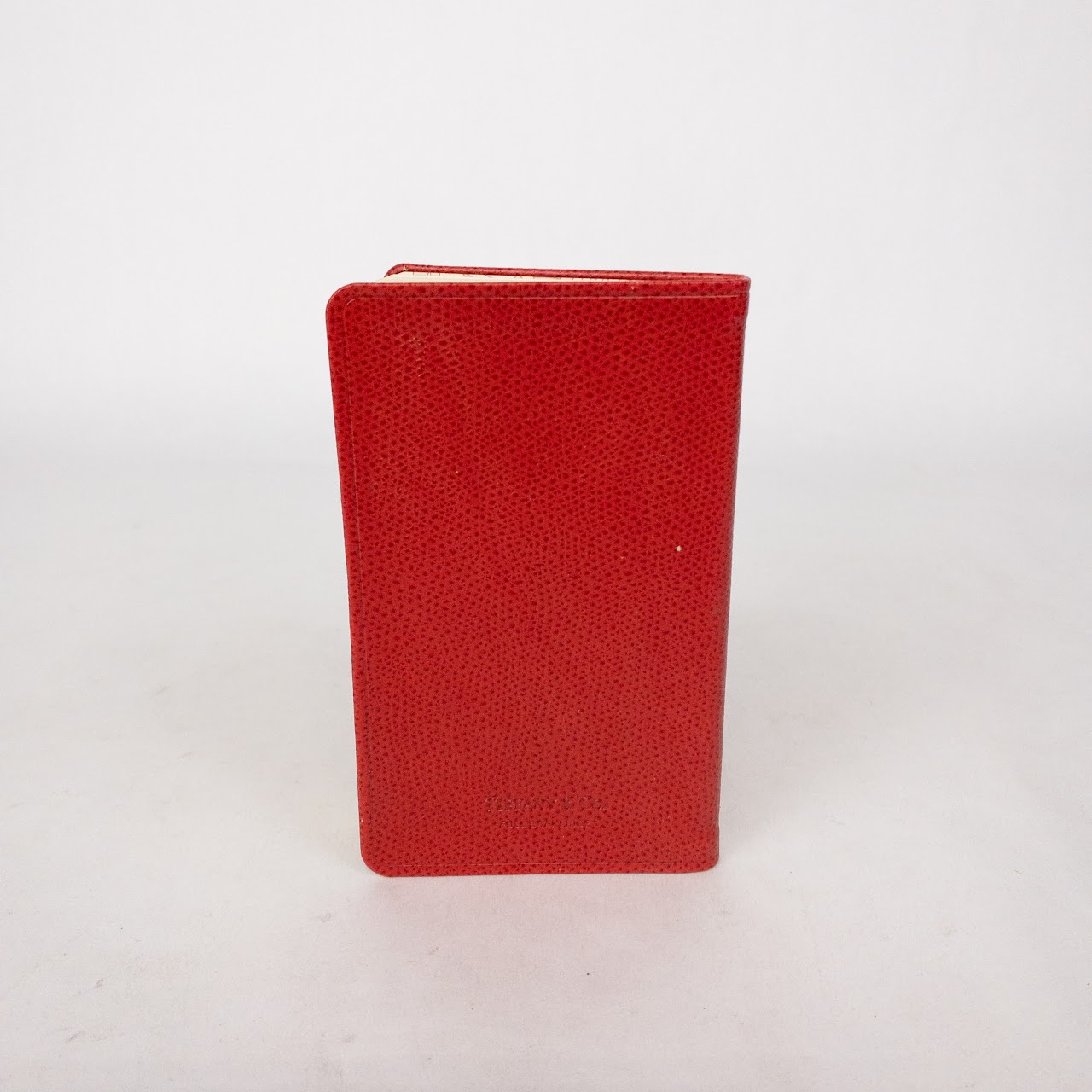 Tiffany & Co. Vintage Red Leather Address Book