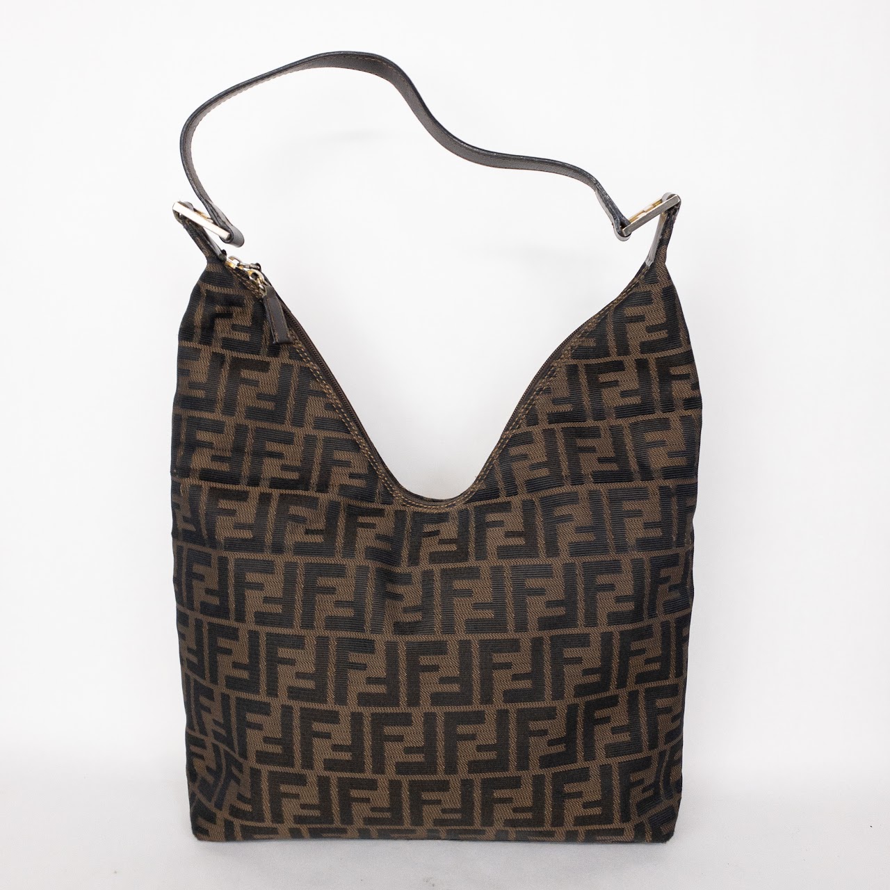 Fendi Vintage Monogram Hobo Shoulder Bag