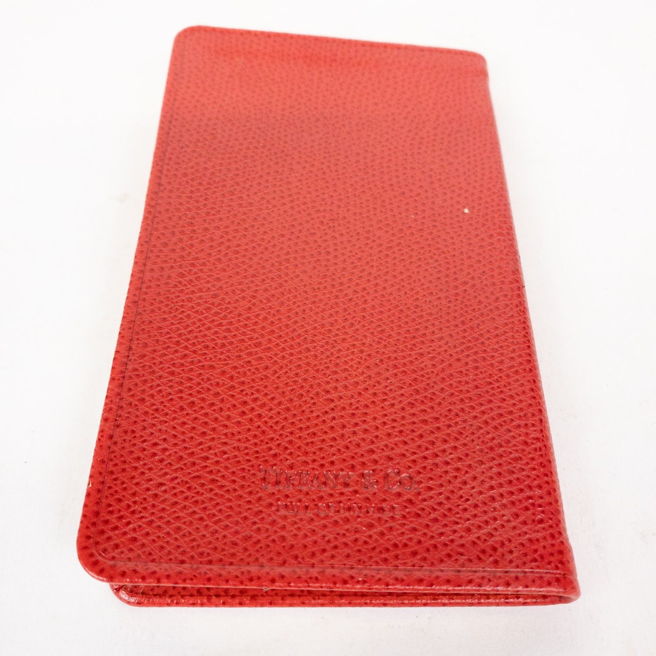 Tiffany & Co. Vintage Red Leather Address Book