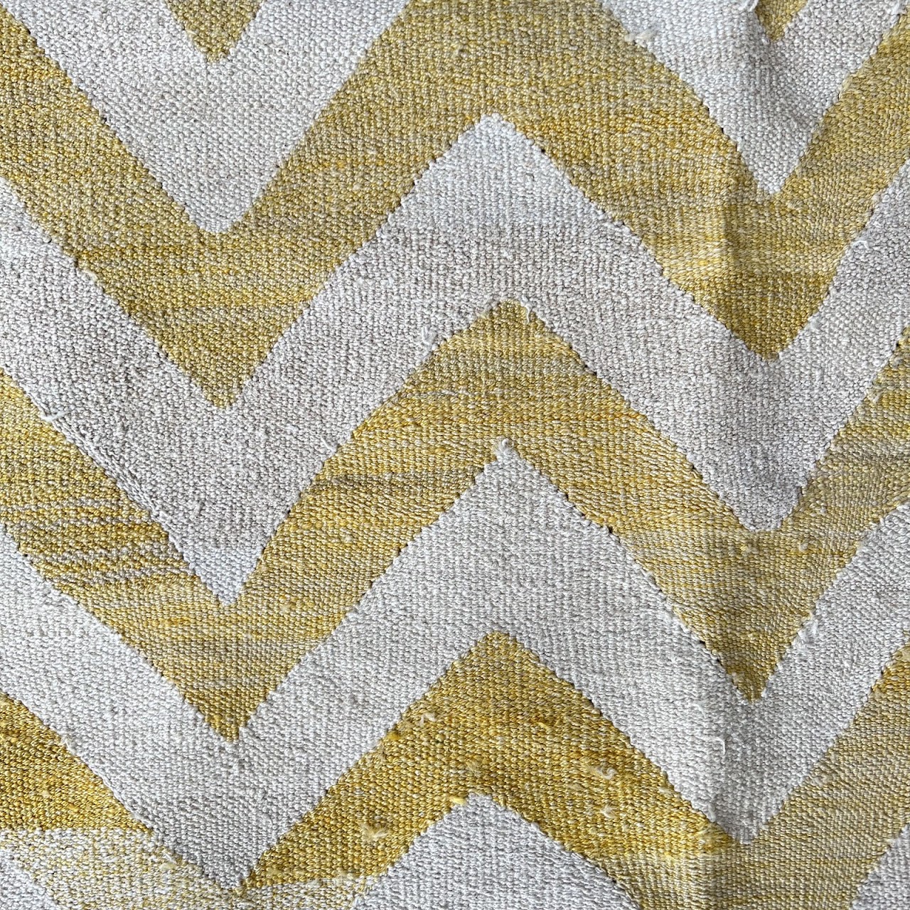 Wool and Cotton Flat Weave Area Rug