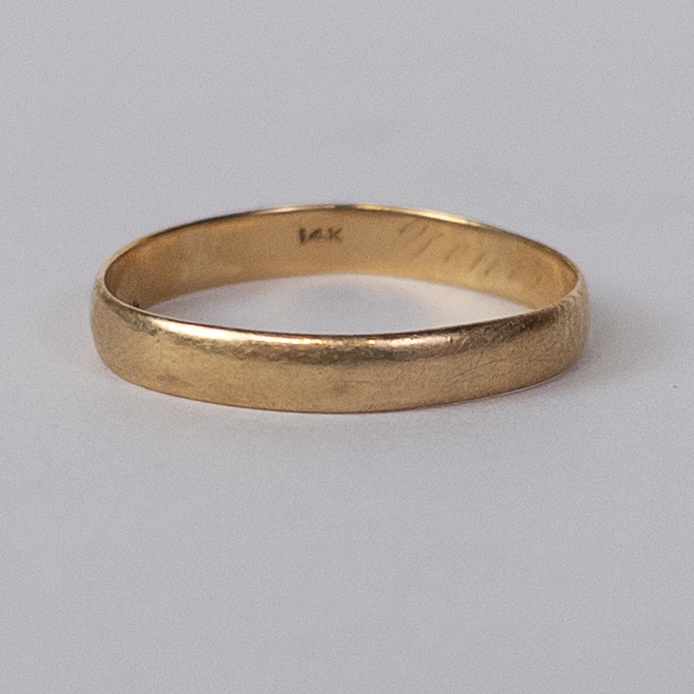 14K Gold Wedding Band