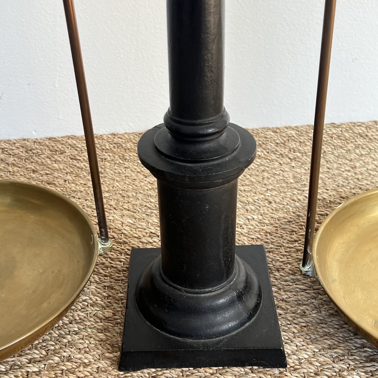 Brass and Cast Iron Large Antique Pharmacy Balance Scale