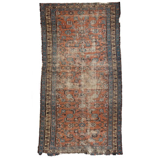 Persian Antique Wool Floral Runner