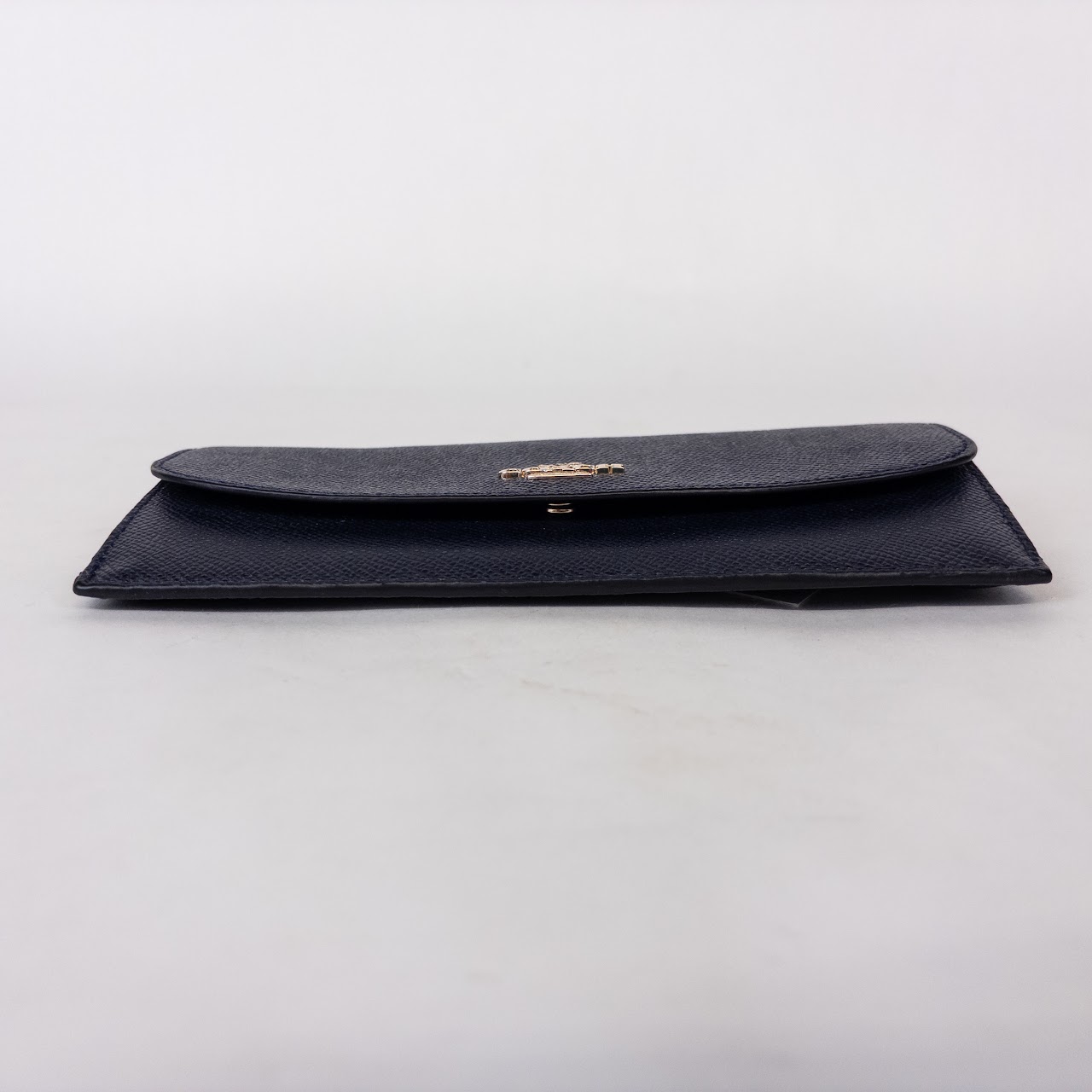 Coach Soft Leather Slim Flap Wallet