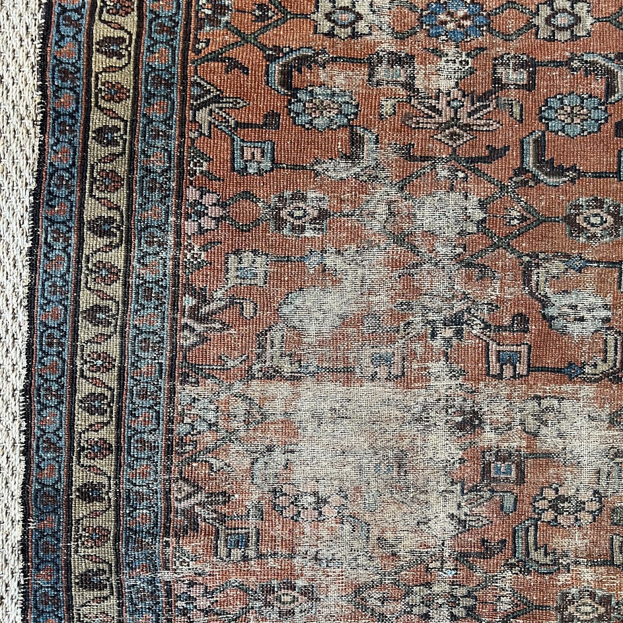 Persian Antique Wool Floral Runner