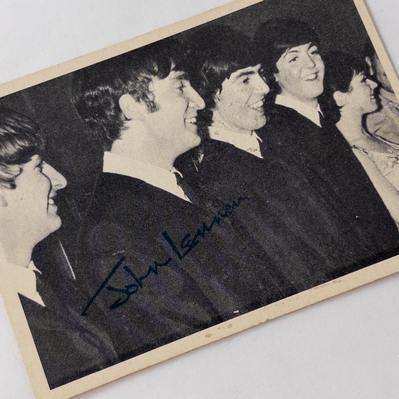 The Beatles In Plate Signed Collector Cards