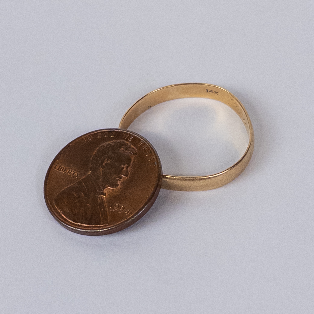 14K Gold Wedding Band