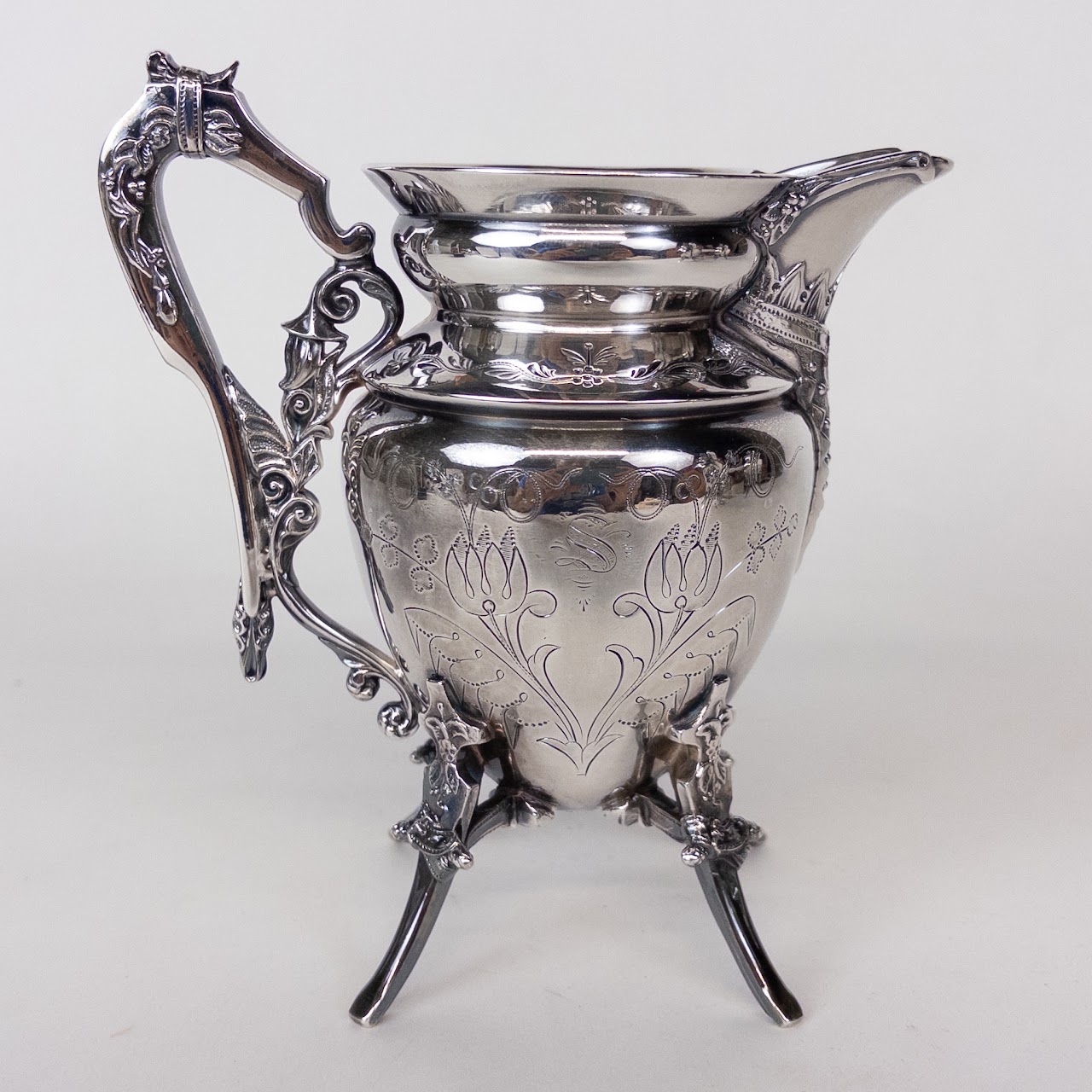 Wilcox Silver Plate Elaborately Detailed Coffee Service Set