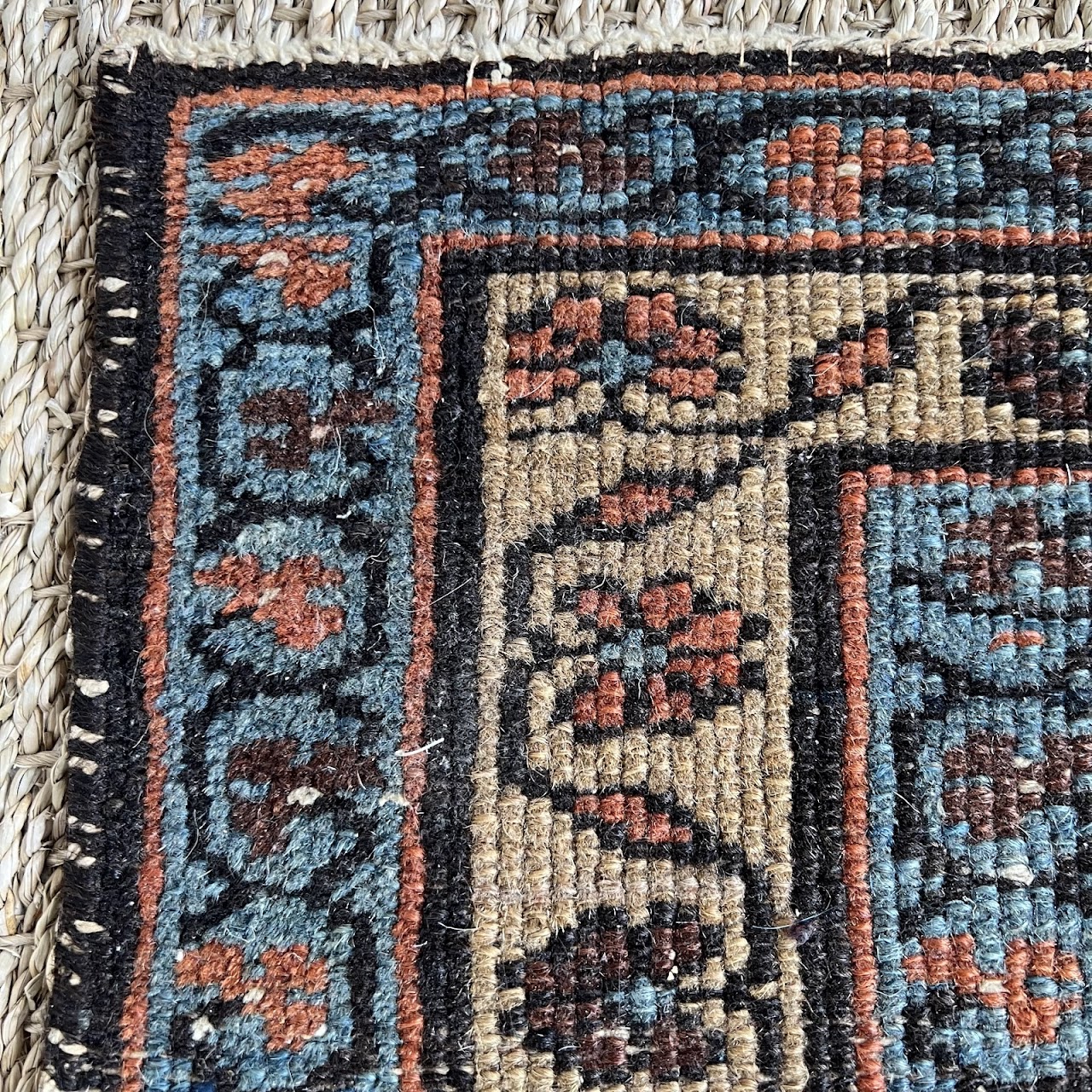 Persian Antique Wool Floral Runner