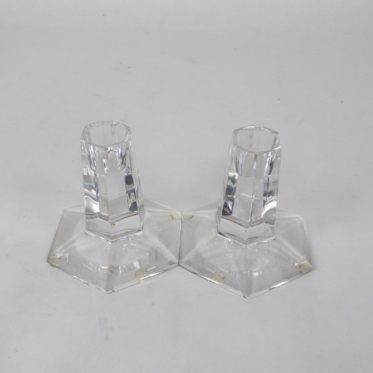 Tiffany & Co. Frank Lloyd Wright Foundation Candlestick Pair