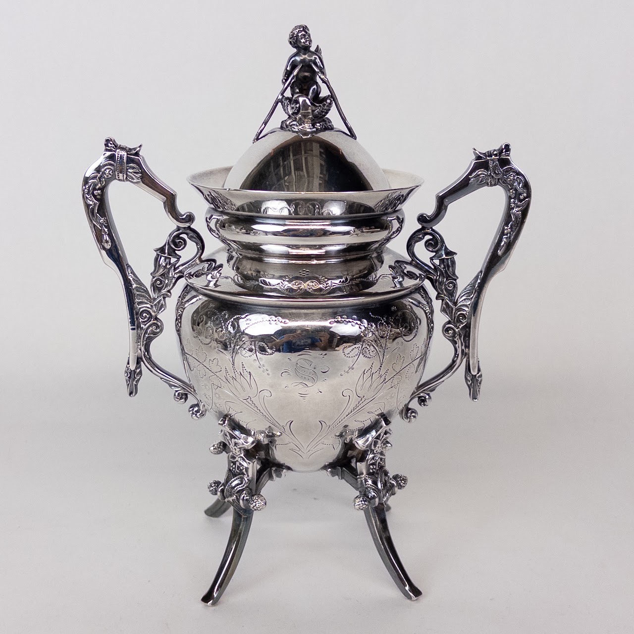 Wilcox Silver Plate Elaborately Detailed Coffee Service Set