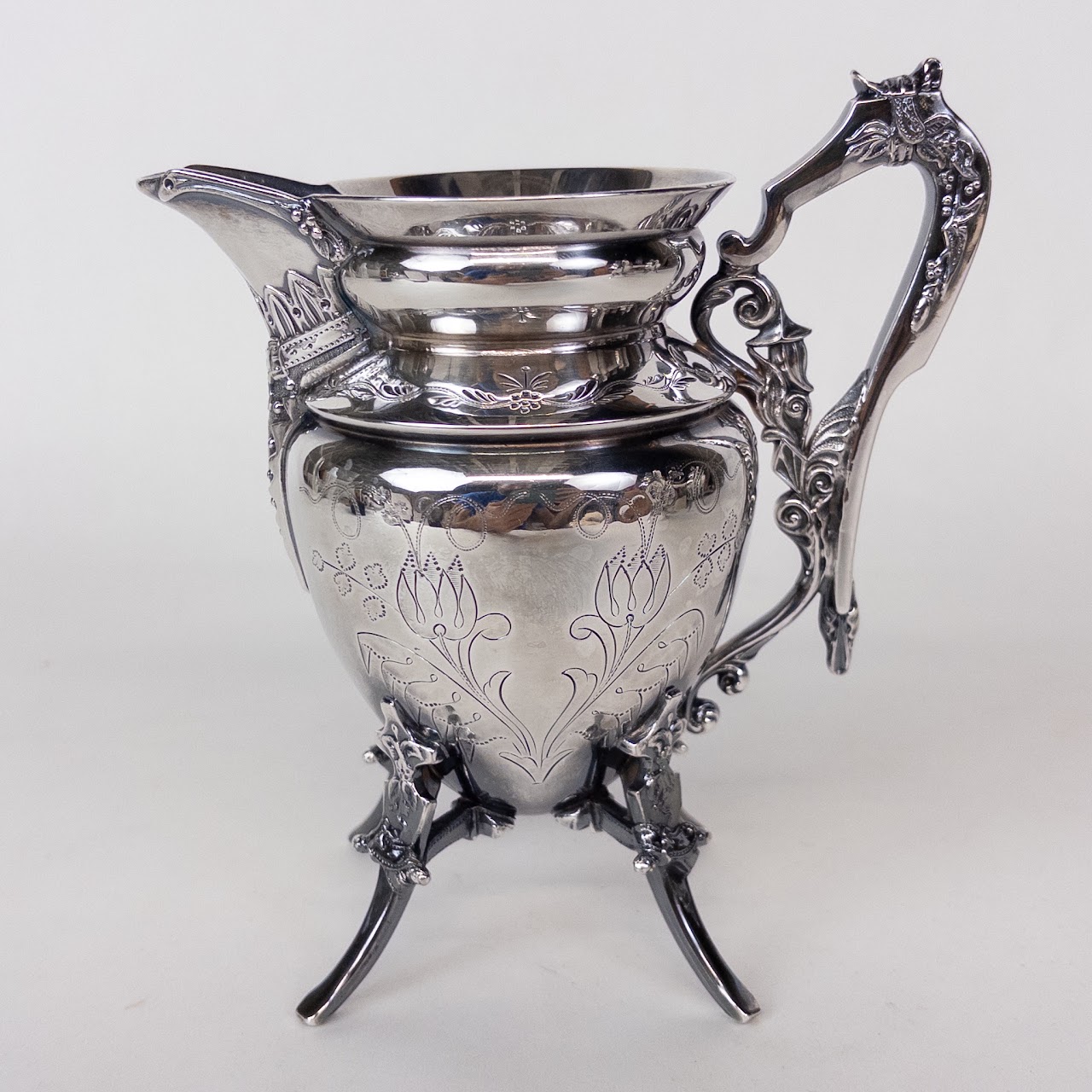 Wilcox Silver Plate Elaborately Detailed Coffee Service Set