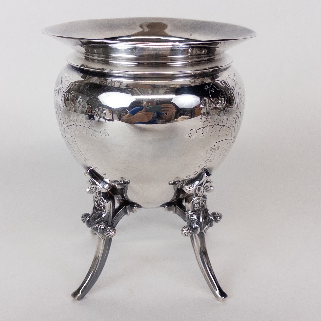 Wilcox Silver Plate Elaborately Detailed Coffee Service Set