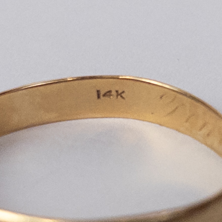 14K Gold Wedding Band