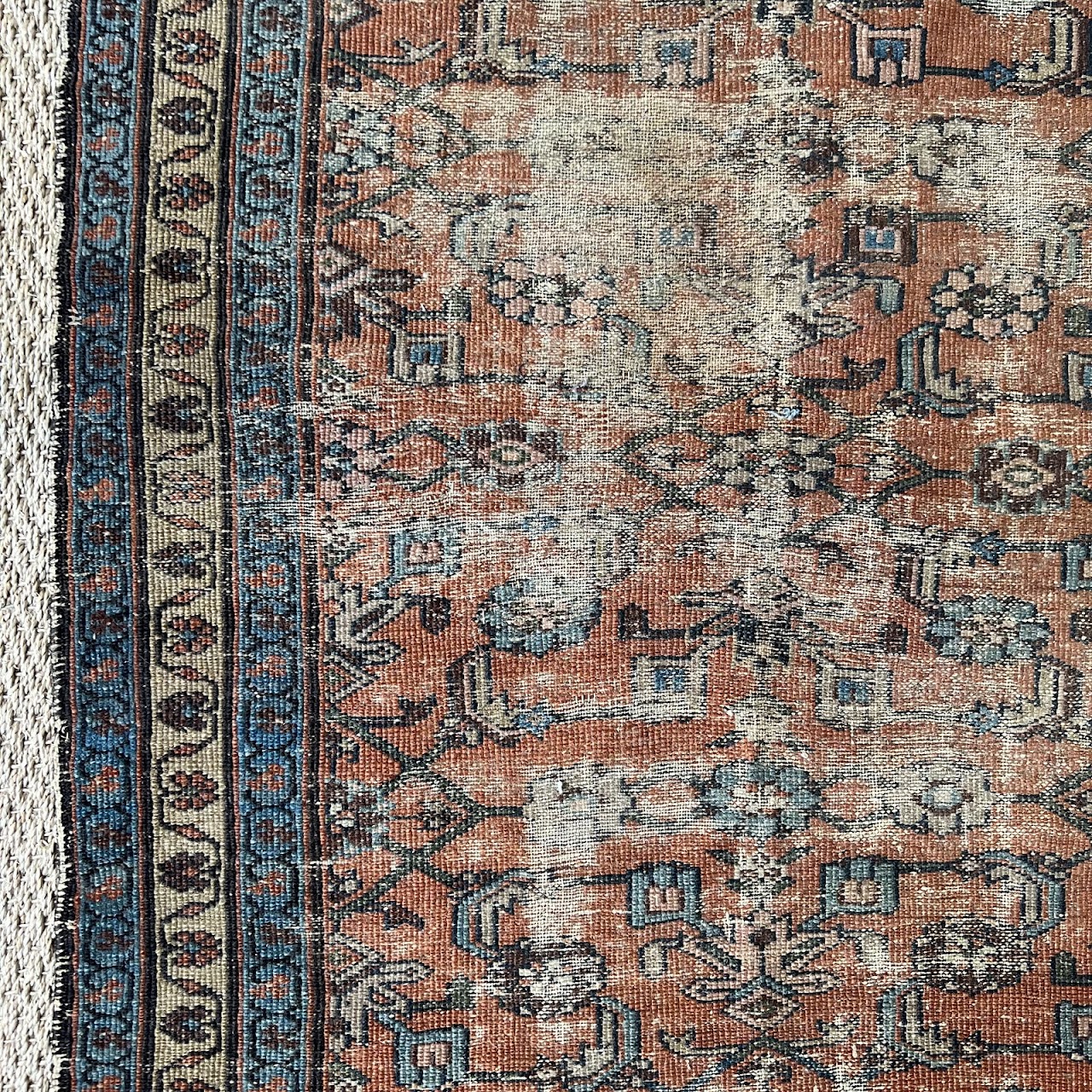 Persian Antique Wool Floral Runner