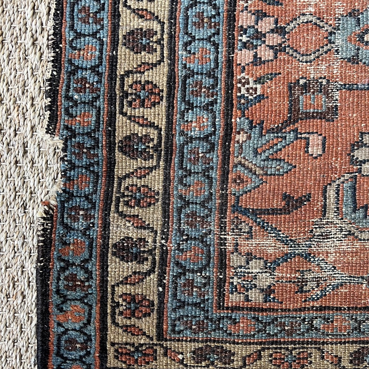 Persian Antique Wool Floral Runner