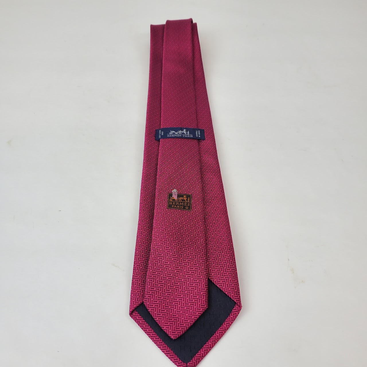 Hermès Woven Silk Tie