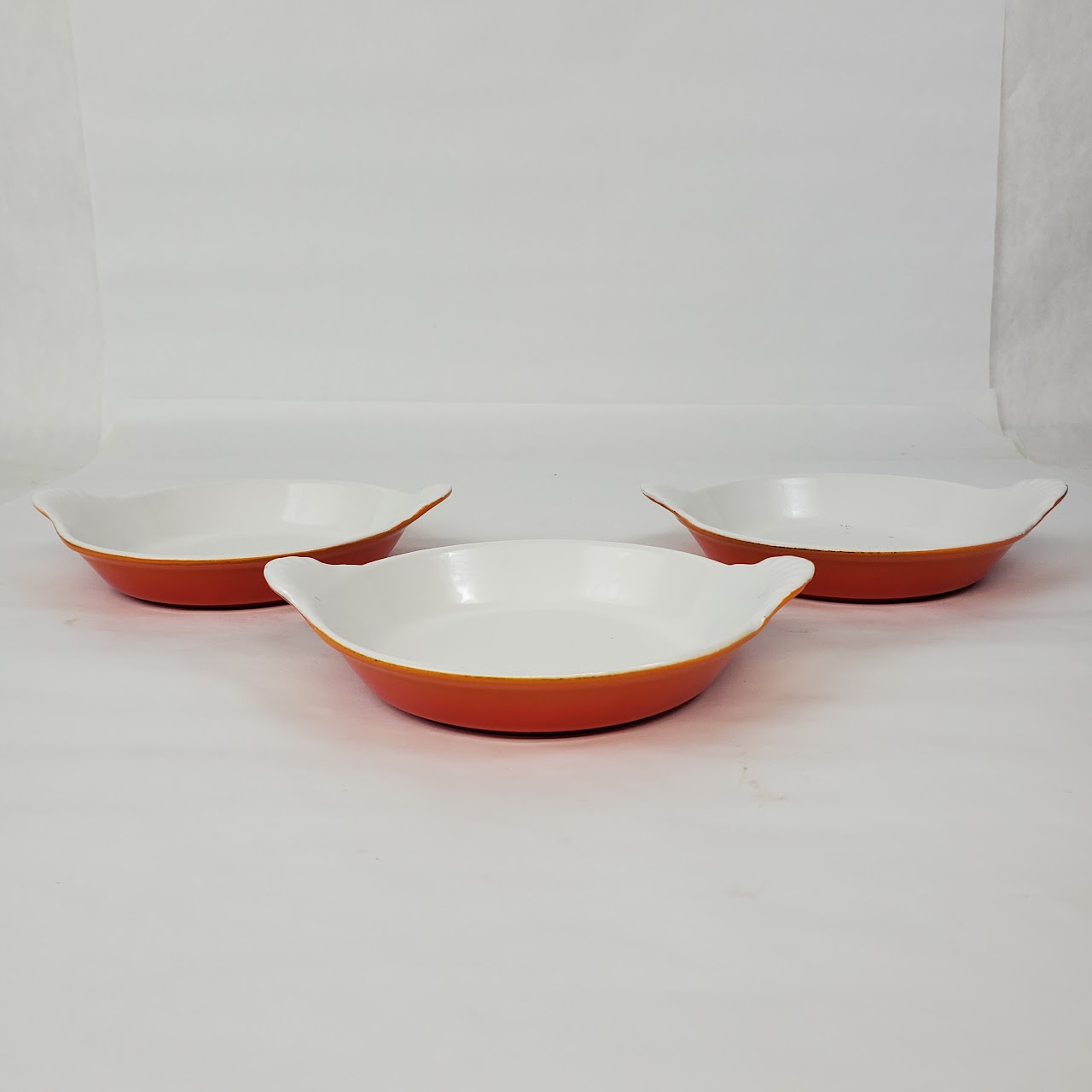 Le Creuset Cast Iron  Gratin Dish Trio