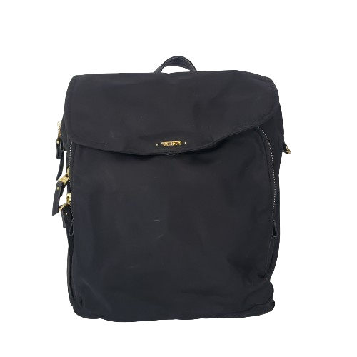 Black nylon mini discount backpack