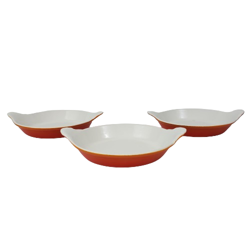 Le Creuset Cast Iron  Gratin Dish Trio