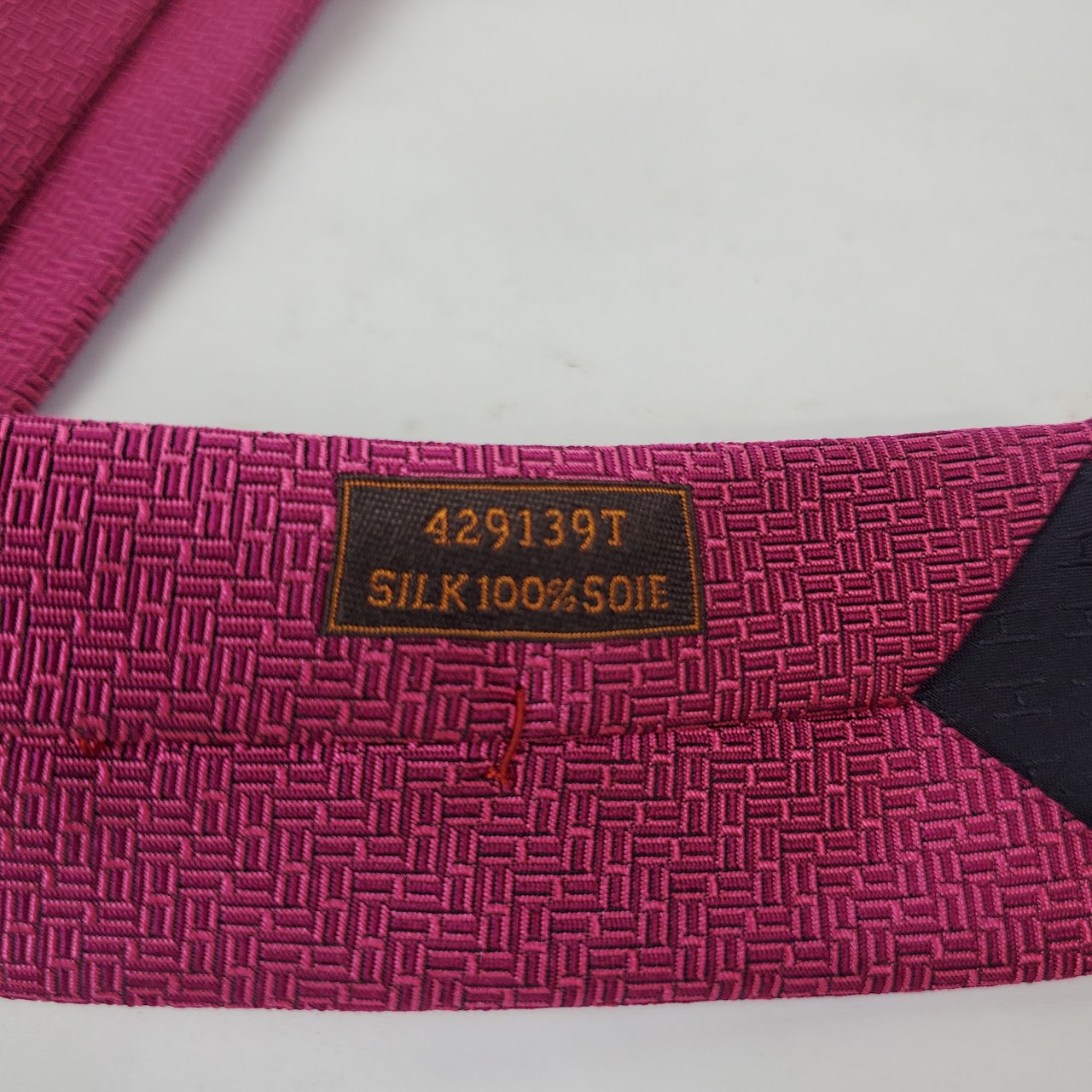 Hermès Woven Silk Tie