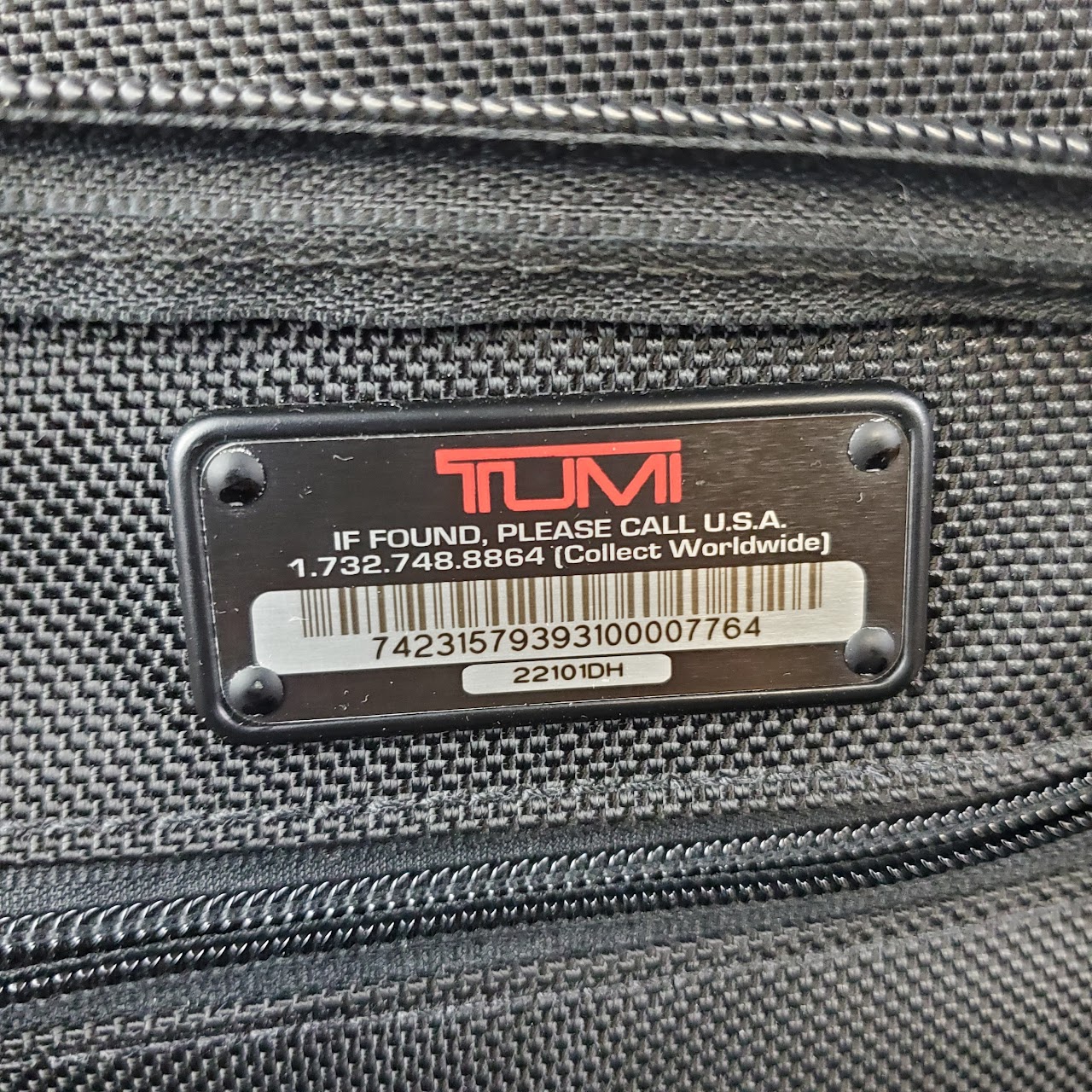 Tumi Black Ballistic Nylon Crossbody Bag