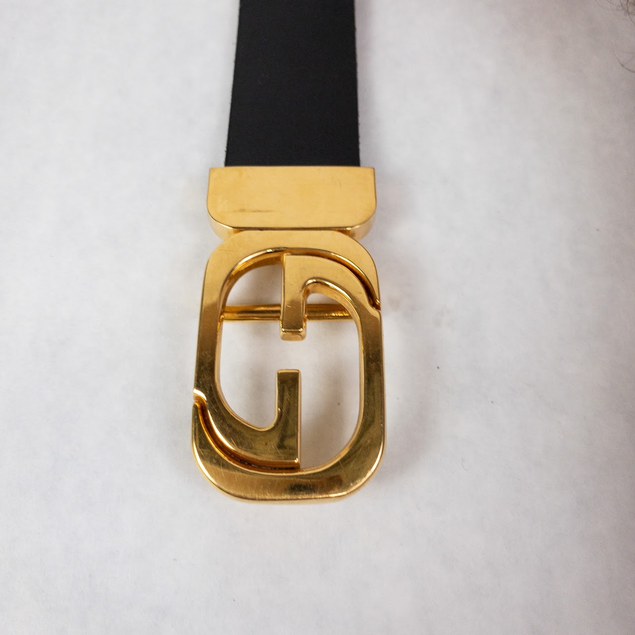 Gucci Vintage GG Logo Buckle Belt