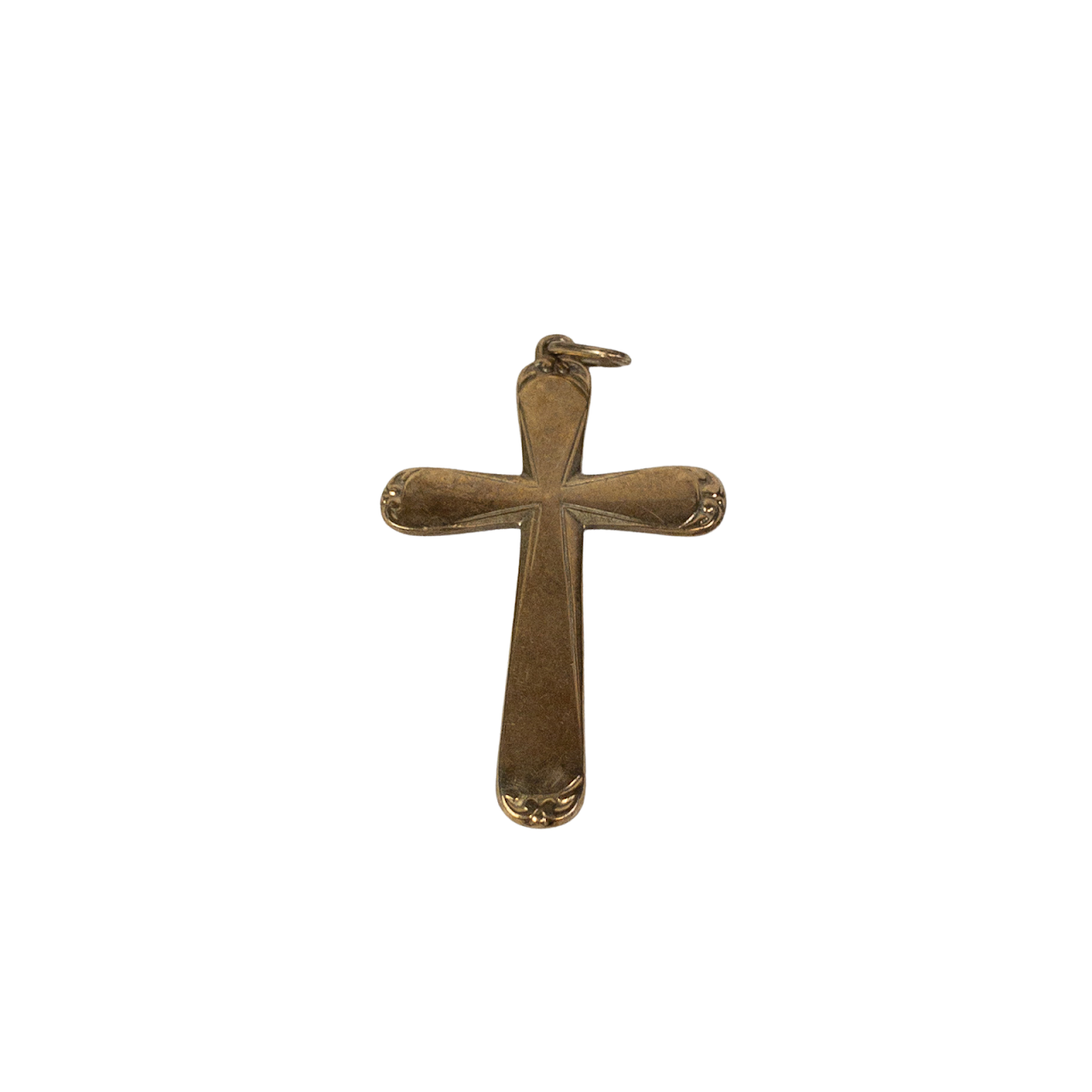 14K Gold Cross Pendant