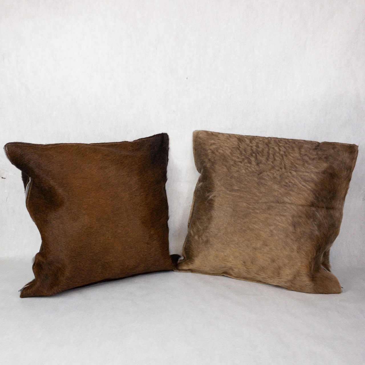 Cowhide Pillow Cover Pair