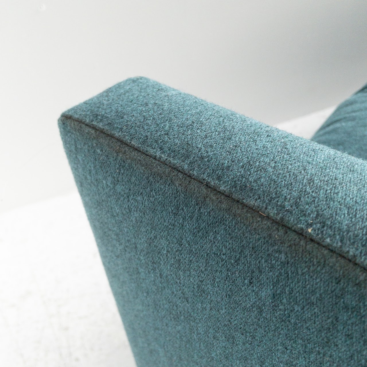 Teal Tufted Bench