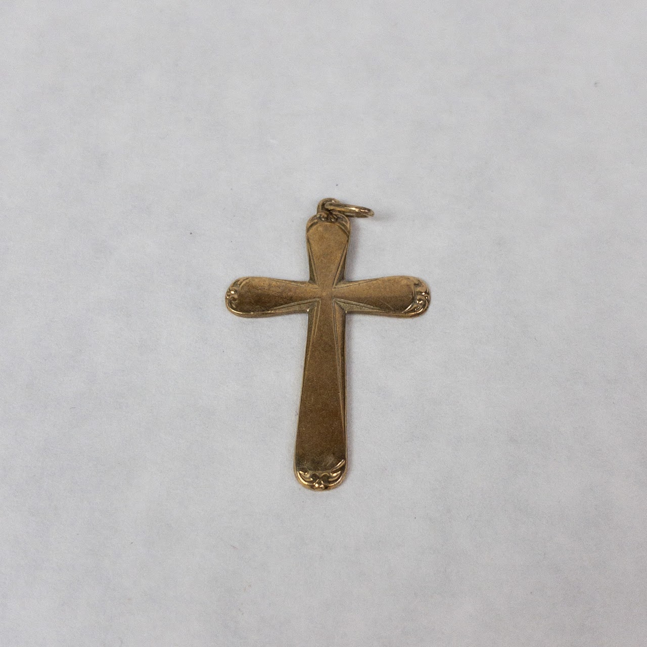 14K Gold Cross Pendant