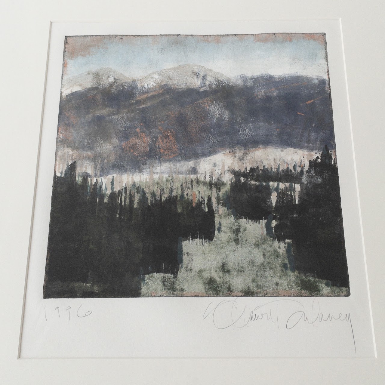 S. Dulaney Signed Color Etching 1