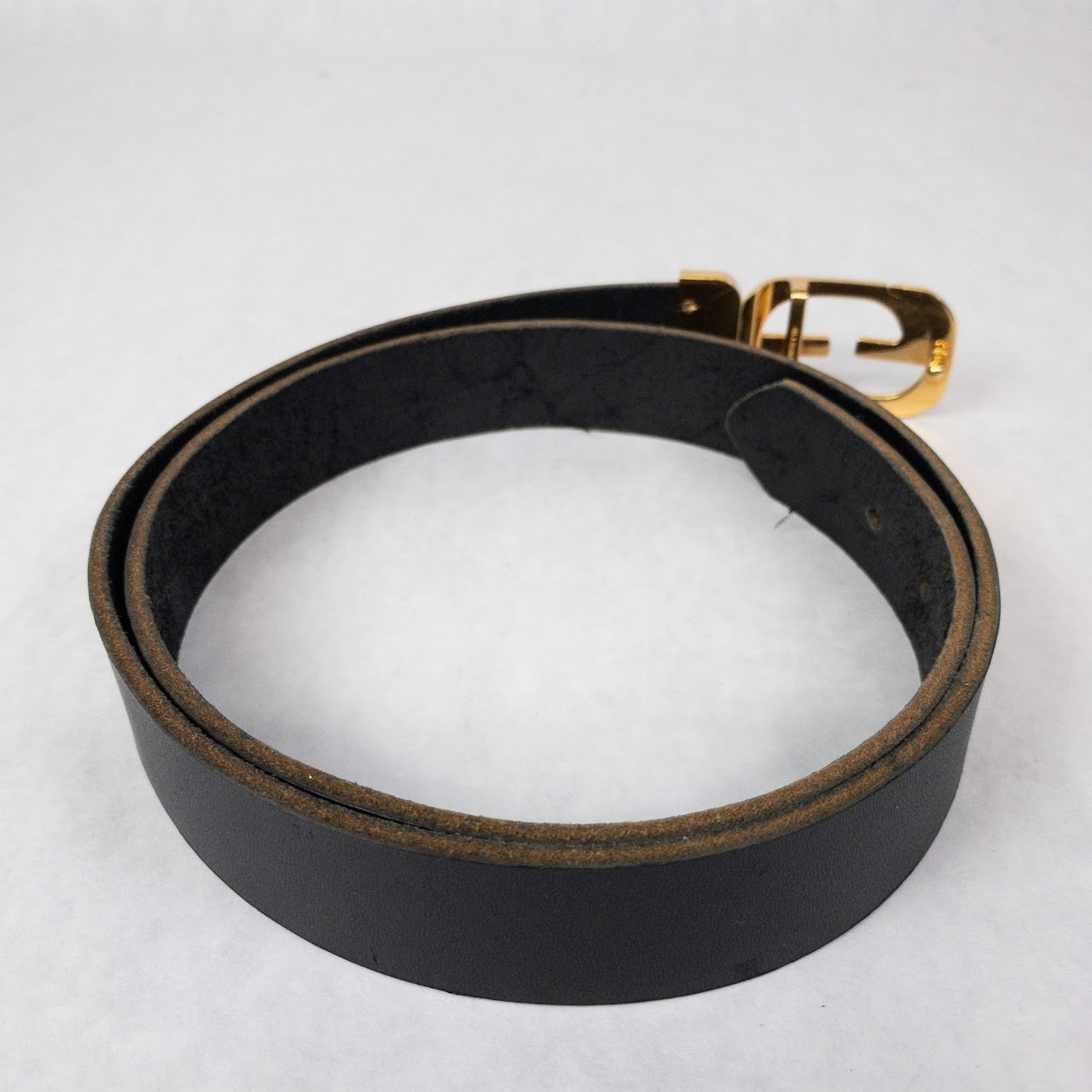 Gucci Vintage GG Logo Buckle Belt