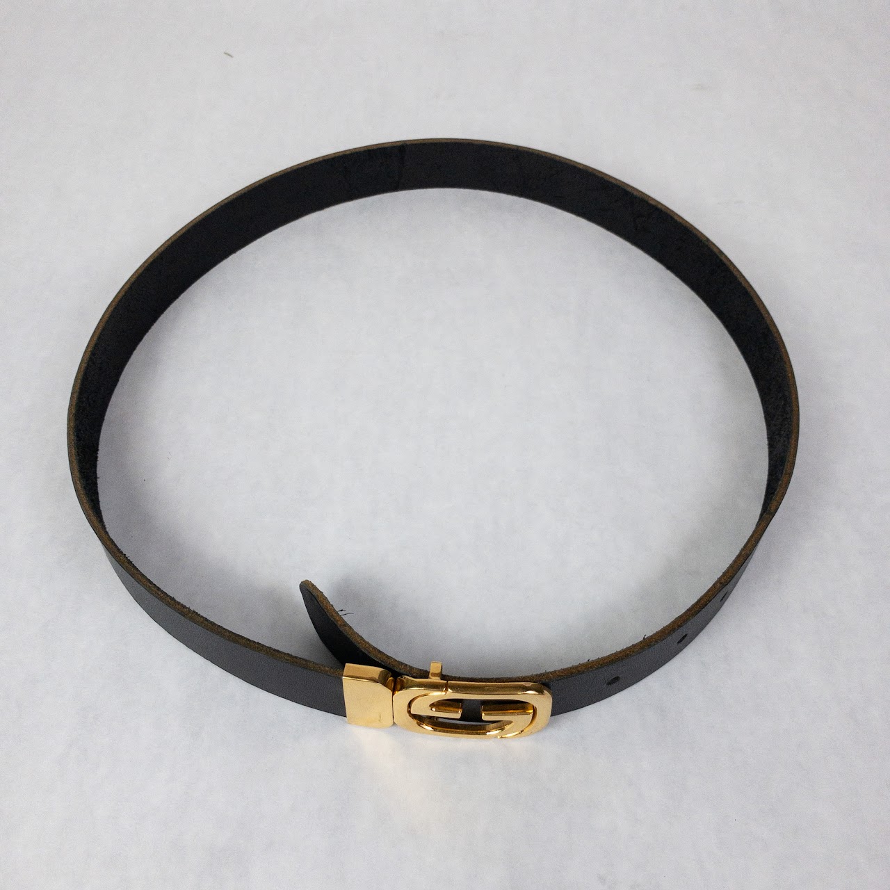 Gucci Vintage GG Logo Buckle Belt