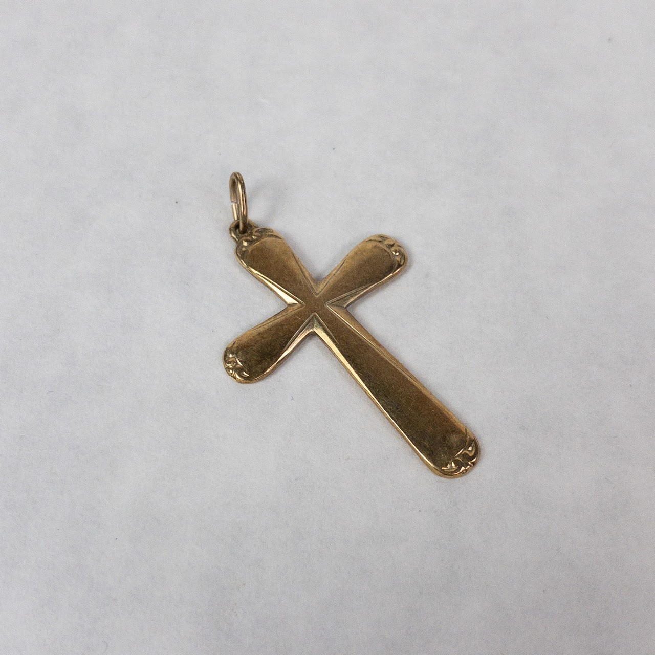 14K Gold Cross Pendant