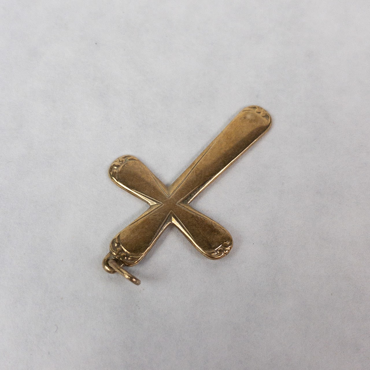 14K Gold Cross Pendant