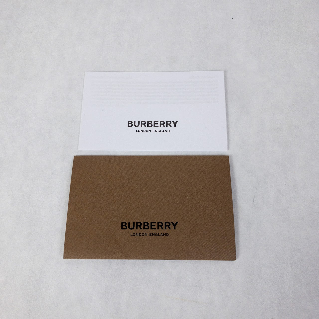 Burberry Leather Zipper Pouch