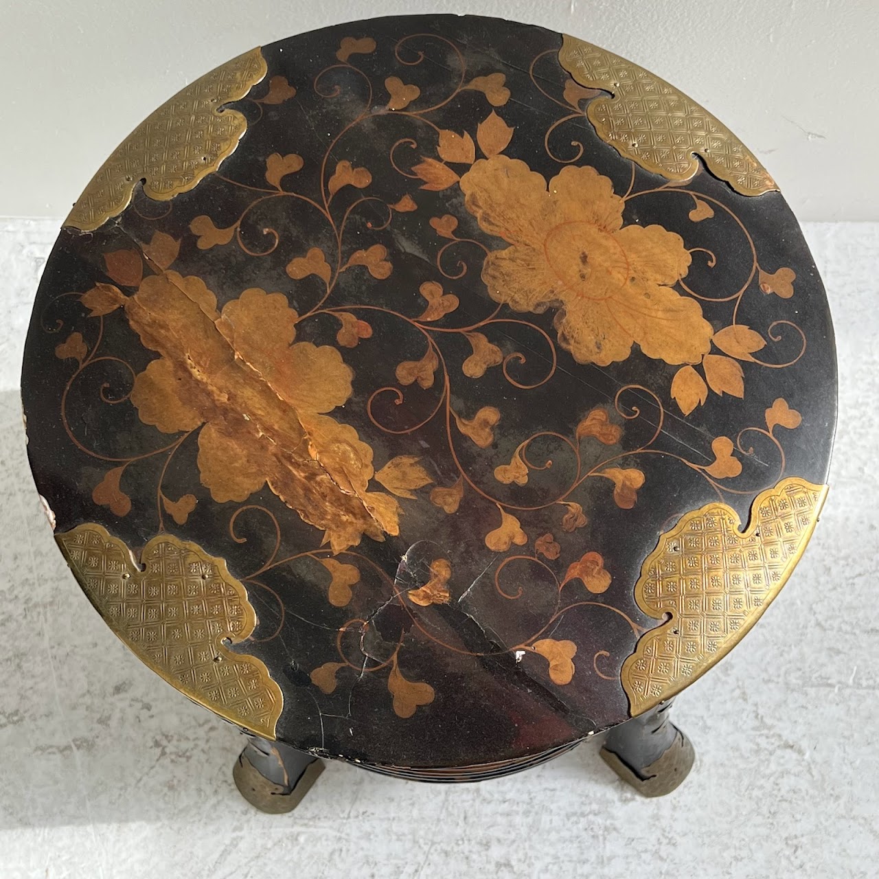 Antique Japanese Lacquered Hokkai Box