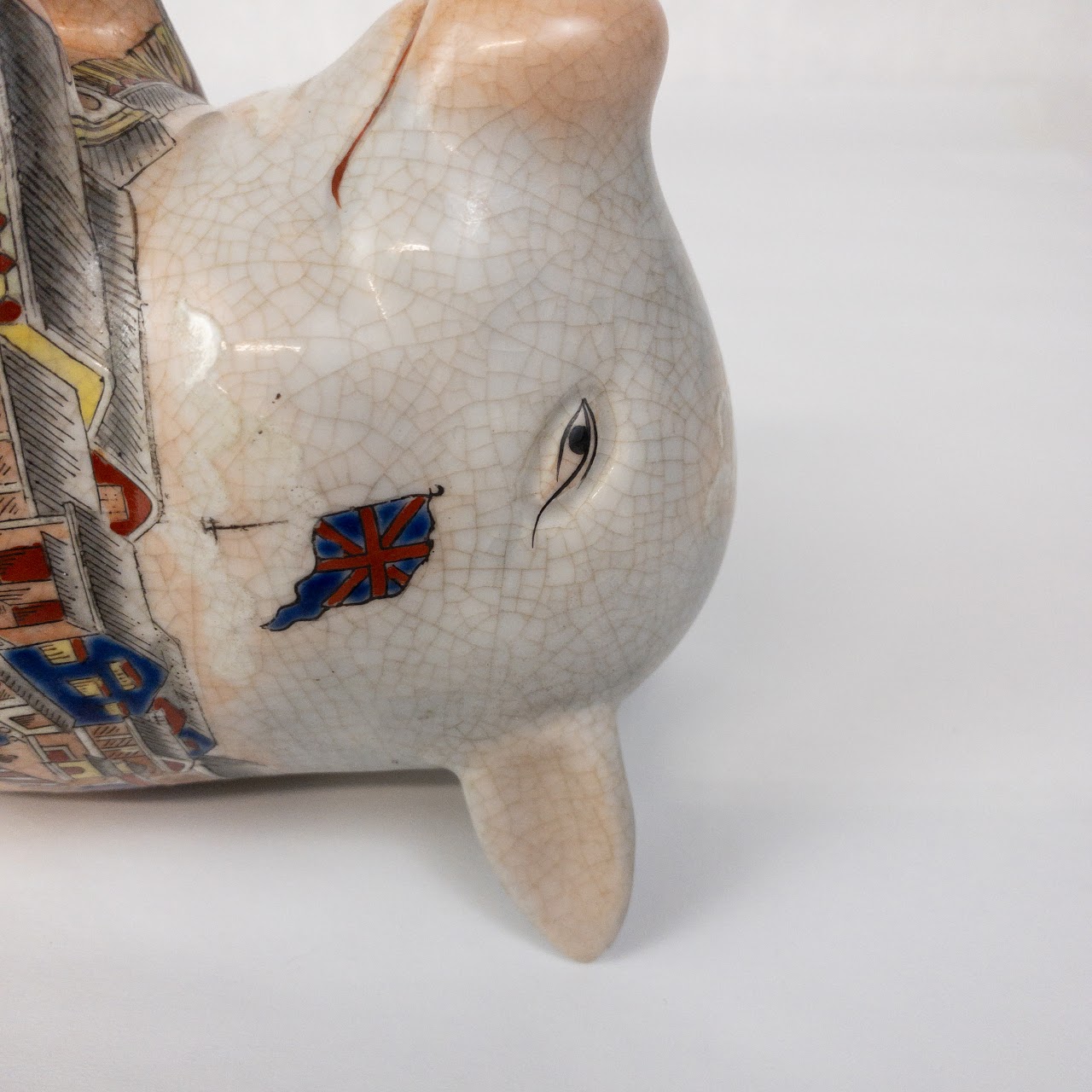 Chinese Vintage Lucky Sleeping Pig