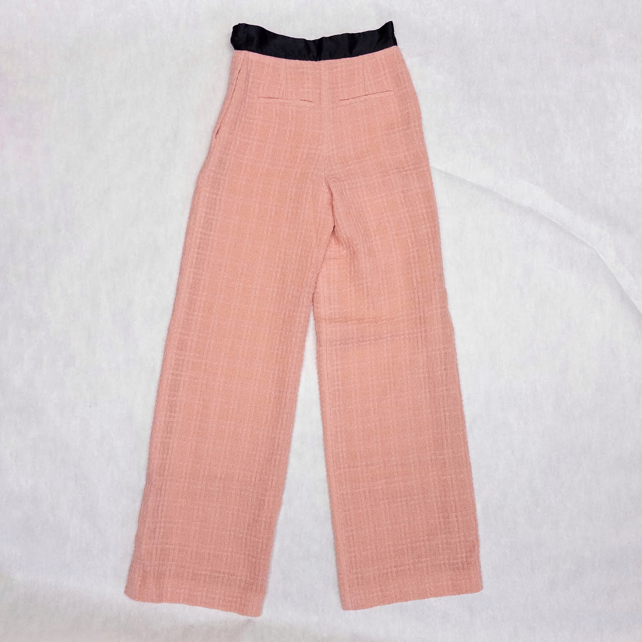 Chanel Pink Wool Trousers