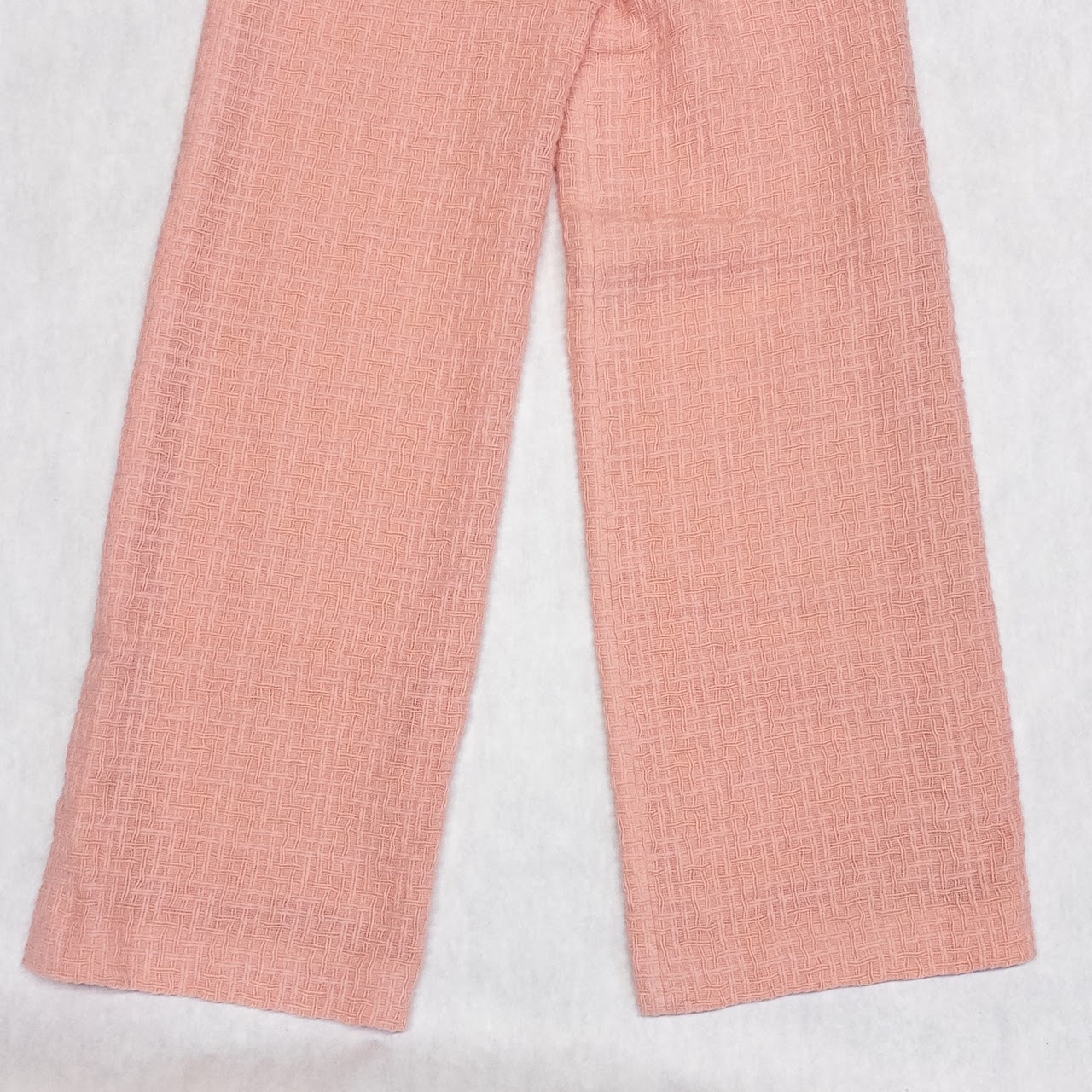 Chanel Pink Wool Trousers