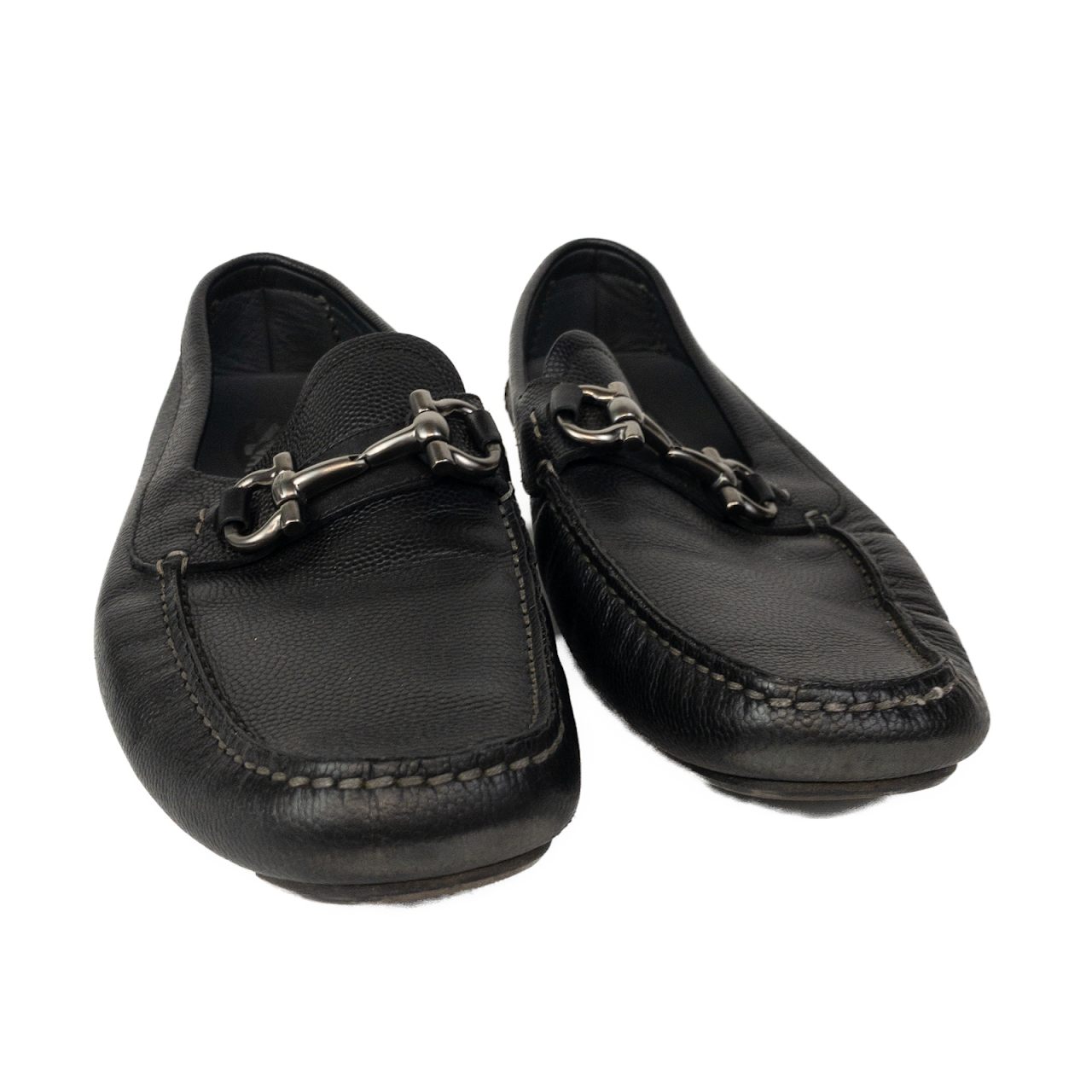 Salvatore Ferragamo Gancini Leather Loafers