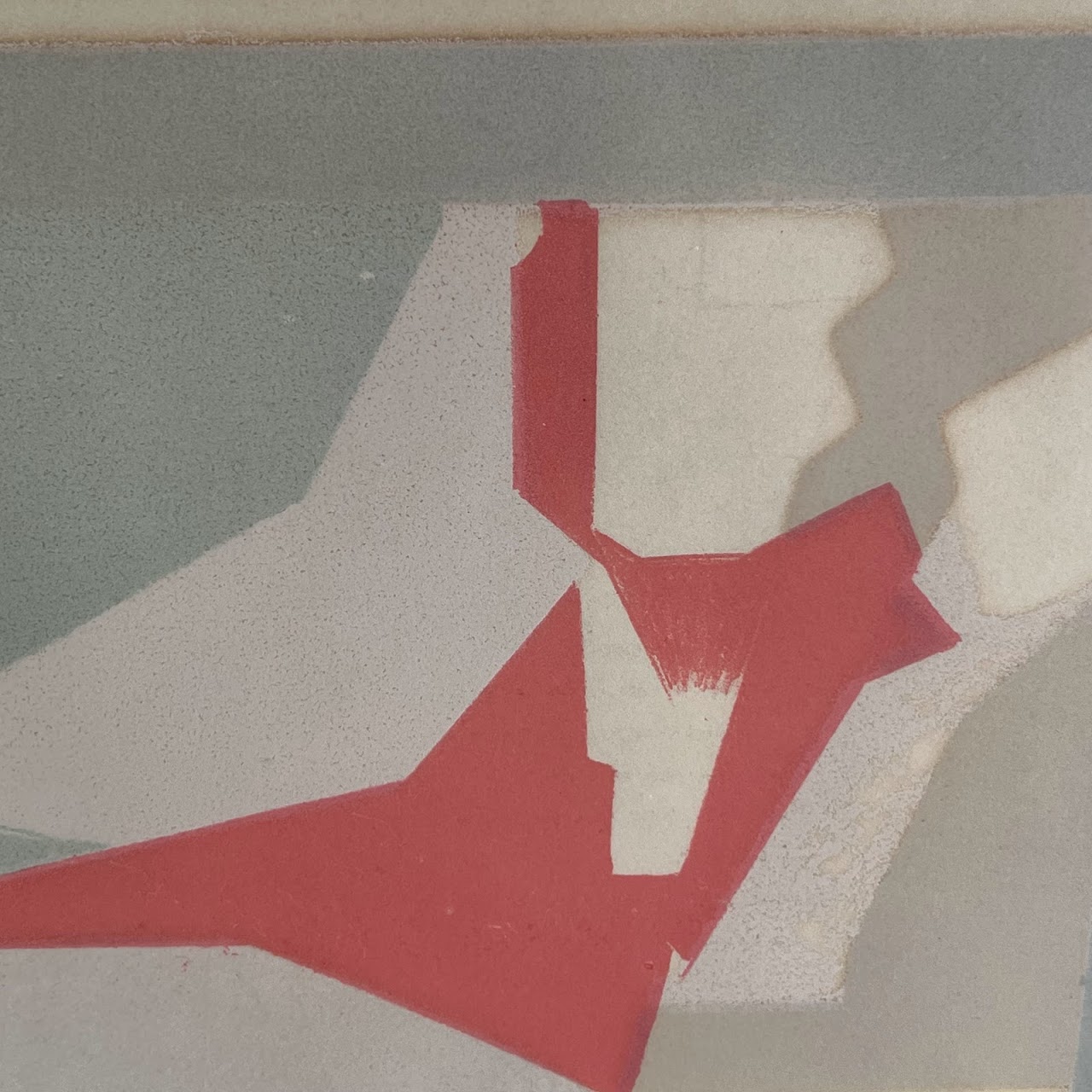 Jacques Villon Signed Modernist Lithograph, 1957