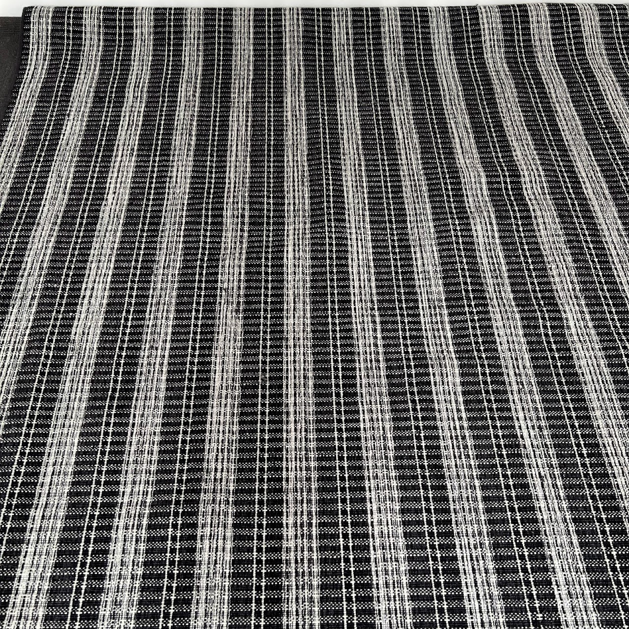 Contemporary Plaid Striped Wool Carpet