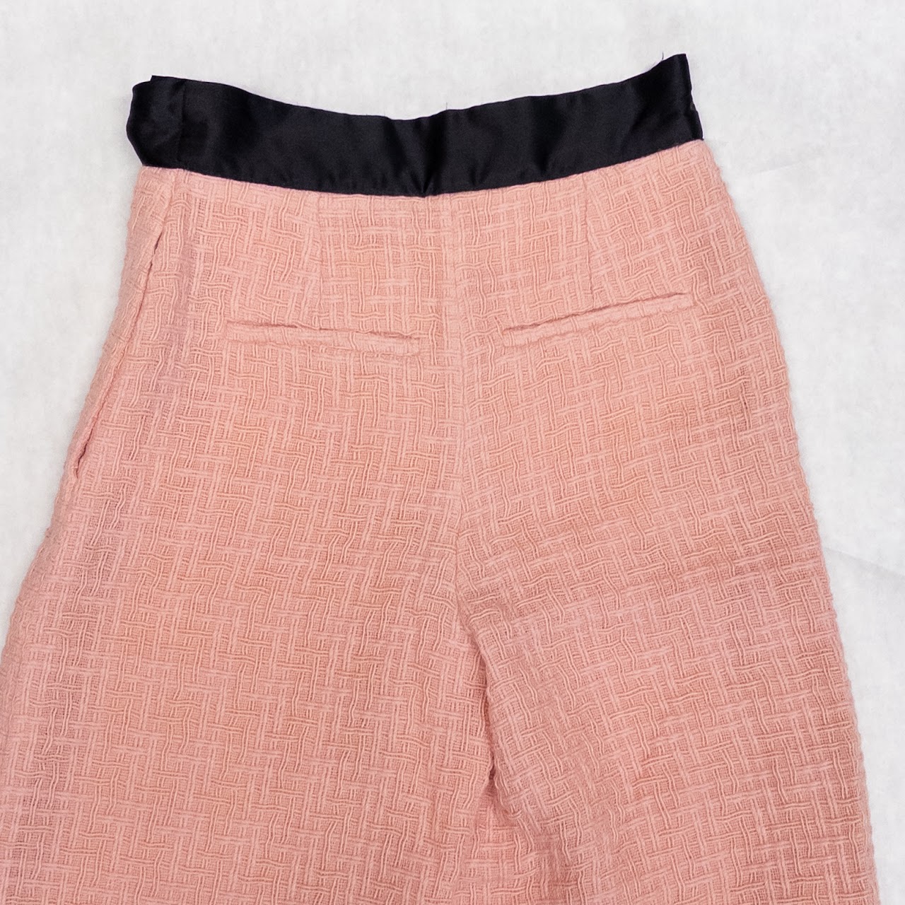 Chanel Pink Wool Trousers