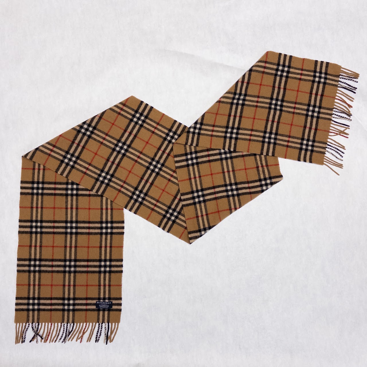 Burberry Tartan Check Lambswool Scarf