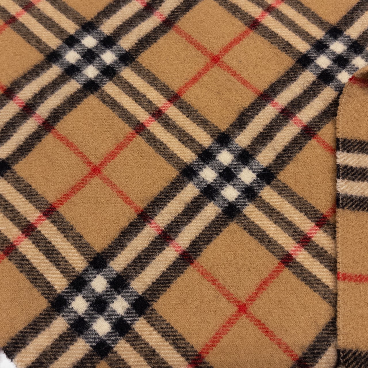 Burberry Tartan Check Lambswool Scarf