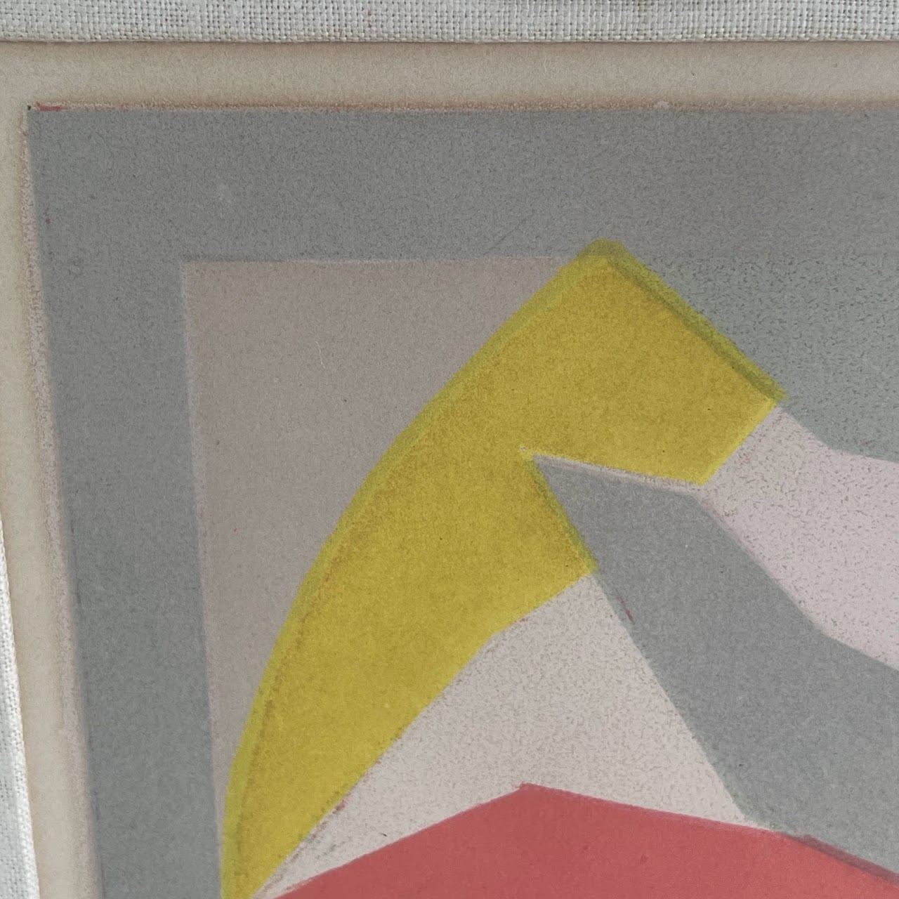 Jacques Villon Signed Modernist Lithograph, 1957