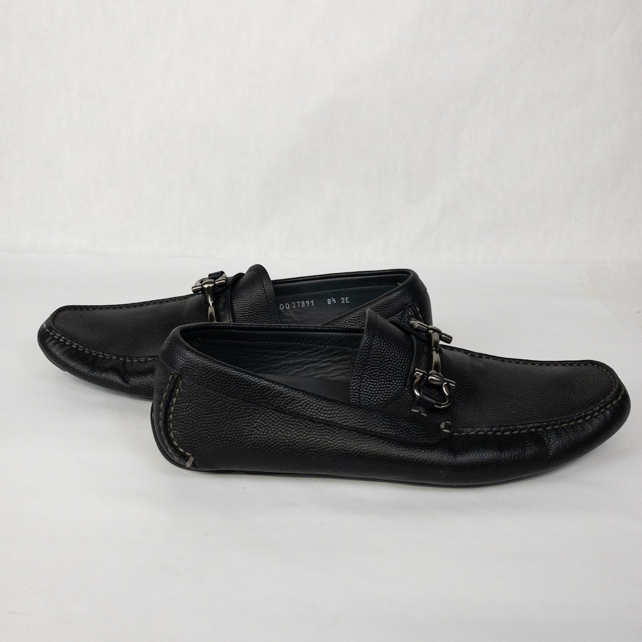 Salvatore Ferragamo Gancini Leather Loafers